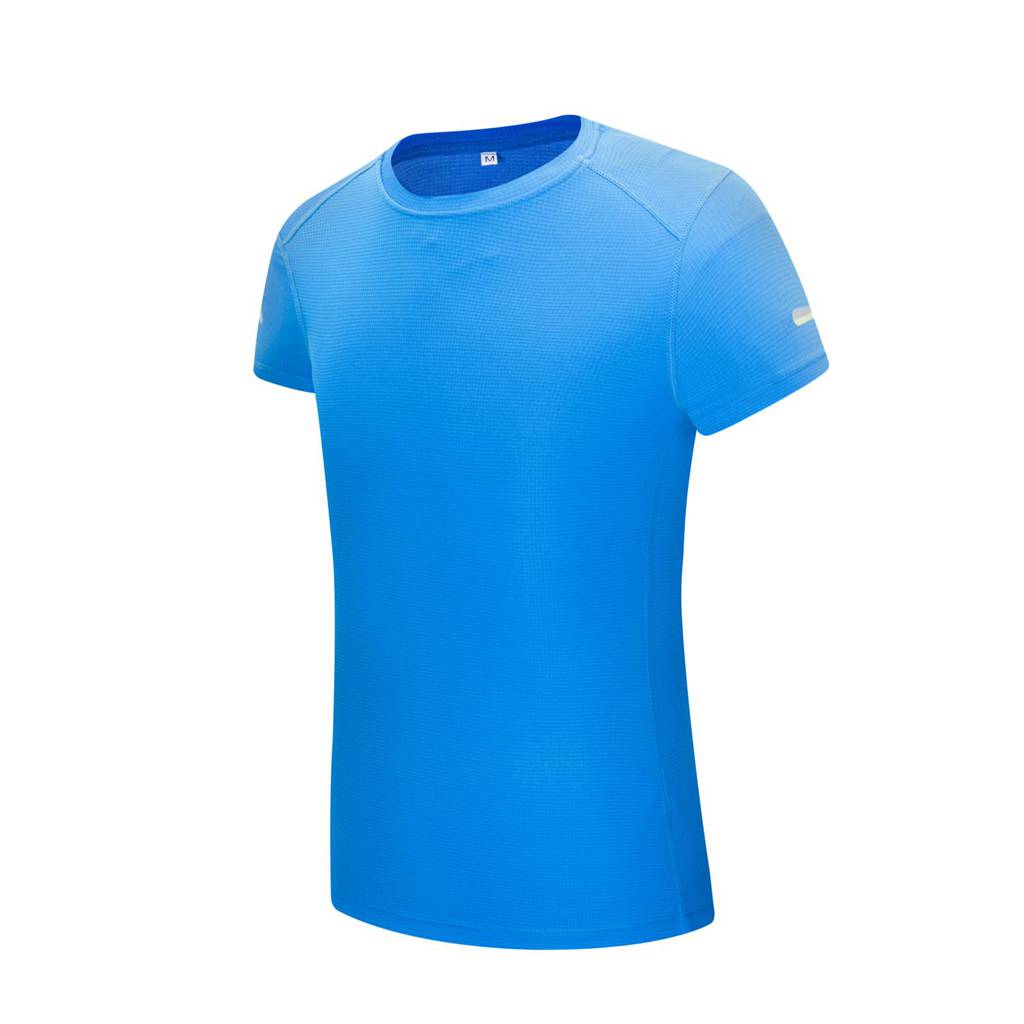 女士運動系列-圓領(lǐng)簡約時尚T恤（藍色）