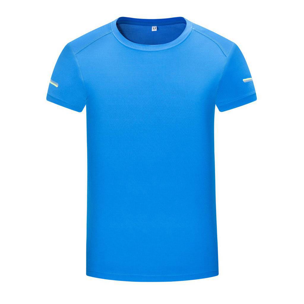 男士運(yùn)動系列-簡約時(shí)尚圓領(lǐng)T恤（湖藍(lán)色）