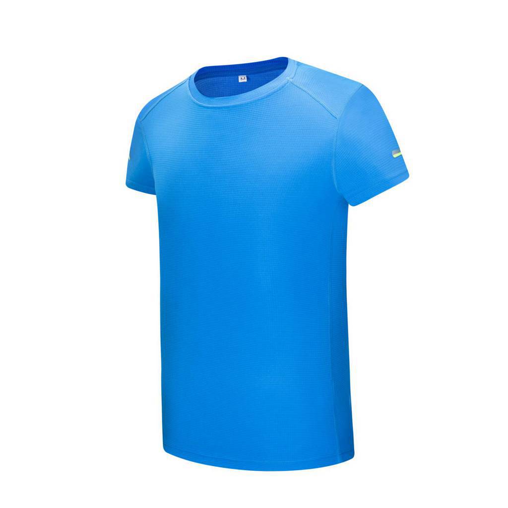 男士運(yùn)動系列-簡約時(shí)尚圓領(lǐng)T恤（湖藍(lán)色）