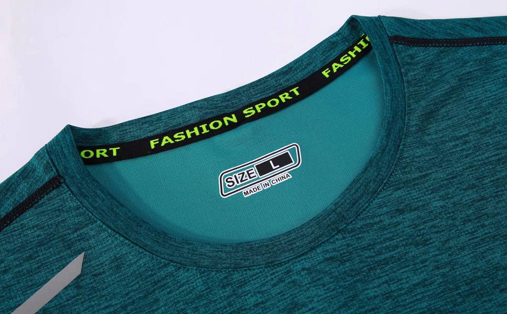 短袖文化衫 夏季圓領吸汗速干透氣文化衫運動T恤跑步健身 衣細節(jié)