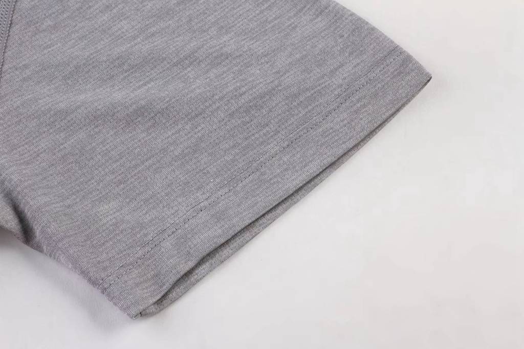 短袖文化衫 夏季圓領吸汗速干透氣文化衫運動T恤跑步健身 衣細節(jié)