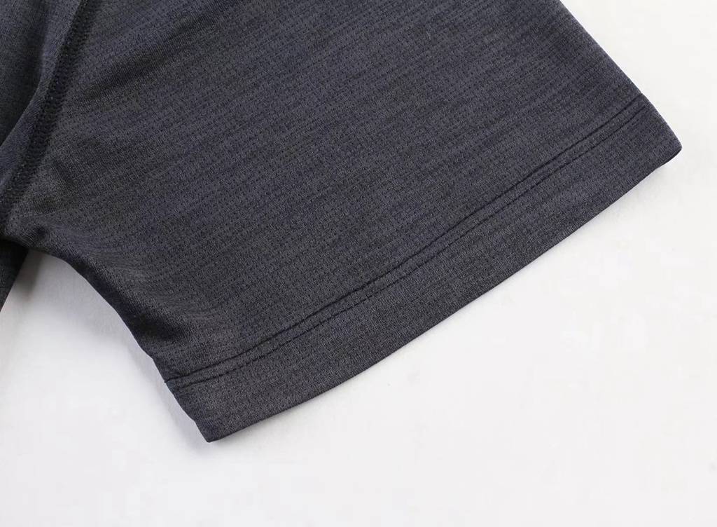 短袖文化衫 夏季圓領吸汗速干透氣文化衫運動T恤跑步健身 衣細節(jié)