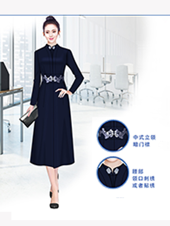 大衣定制，高端時尚女士大衣定制，高級藍(lán)色女士大衣