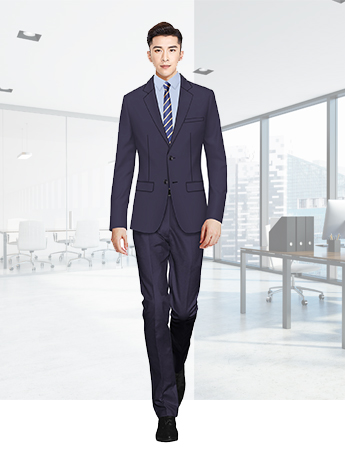 男士商務(wù)西服套裝黑色春秋季職業(yè)正裝